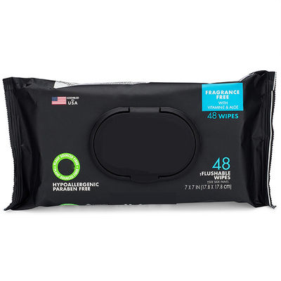 향기 없는 젖은 화장실용 종이